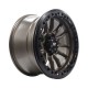 Paquete de 4 Rines 17X9 6-135 XP WHEELS Mod: 345 ET0 CB108.2 SATIN DESERT SAND WITH SATIN BLACK RING AND SATIN DESERT
