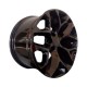 Paquete de 4 Rines 20X8.5 6-139.7 EQUIPO ORIGINAL MOD: 59963 ET24 CB78.1 HYPER SILVER WITH CHROME INSERTS
