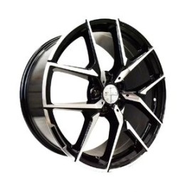 Paquete de 4 Rines 19X9.5 5-112 EQUIPO ORIGINAL Mod: 137 ET45 CB66.6 BLACK MACHINE FACE