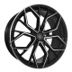 Paquete de 4 Rines 20X10 5-120/ VAXZO MOD: FC205558 ET40 CB72.5 GLOSS BLACK MACHINE FACE