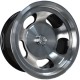 Paquete de 4 Rines 15X8 BLANK CLASIC MOD: PW160 ET-10 CB67.1 BLACK MACHINE FACE