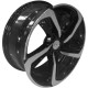Paquete de 4 Rines 18X8 5-114.3 EQUIPO ORIGINAL MOD: H838D ET38 CB73.1 BLACK MACHINE FACE