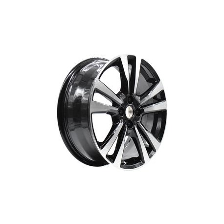 Paquete de 4 Rines 17X6.5 4-100 EQUIPO ORIGINAL Mod: AO9679 ET45 CB60.1 BLACK MACHINE FACE