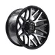 Paquete de 4 Rines 20X10 8-170 R1 SPORT Mod: 2730 ET19 CB125.1 BLACK MF MILLING SPOKES