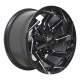 Paquete de 4 Rines 20X9.5 5-127/139.7 XP WHEELS Mod: FC305 ET-10 CB87.1 GLOSS BLACK MILLED