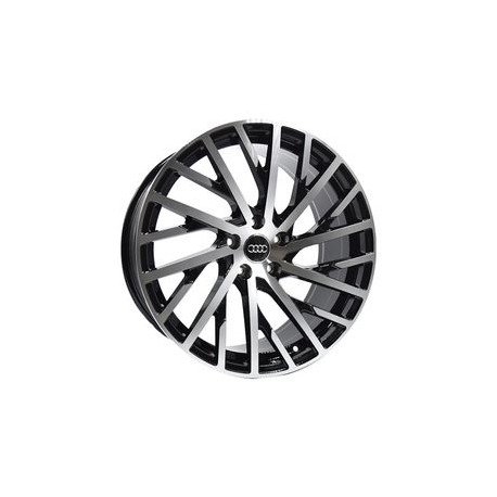 Paquete de 4 Rines 19X8.5 5-112 EQUIPO ORIGINAL Mod: 337 ET35 CB66.5 BLACK MACHINE FACE (AUDI)